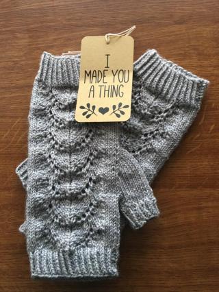 Karen's mitts with tag